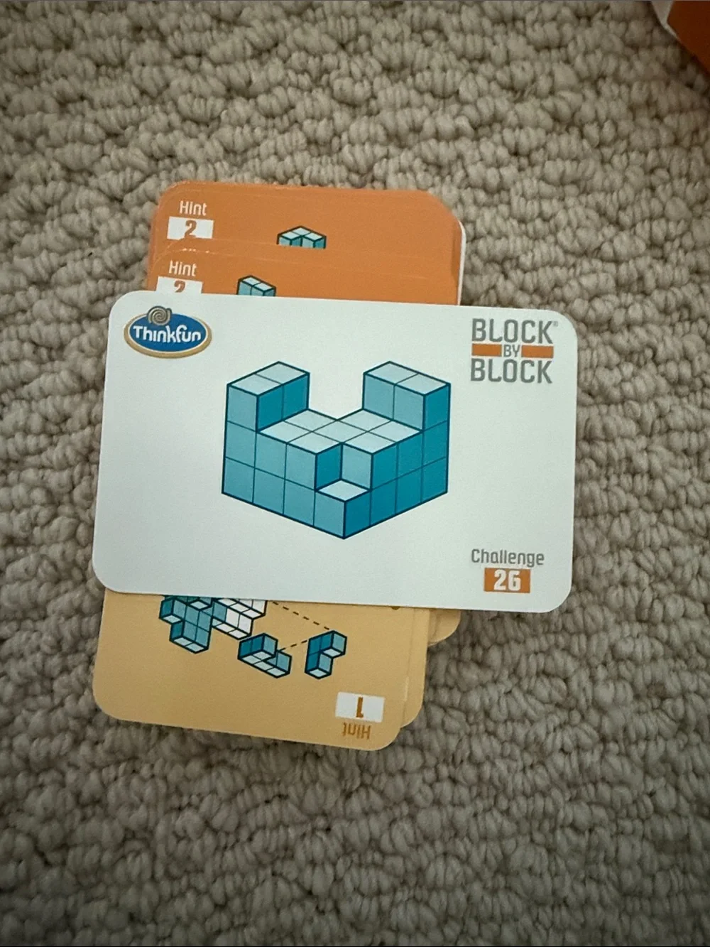 Thinkfun Block by Block Creative Puzzle Building Game 60 challenges